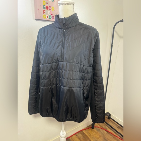 Ralph Lauren Jackets & Blazers - Ralph Lauren Black Quilted Pullover Jacket Size XL